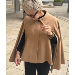 【中古】ジェンヌ JENNE トレンチケープ アウター ショート丈 ステンカラー ベルト F ベージュ STY25SS-CO40 ジェンヌ JENNE トレンチケープ アウター ショート丈 ステンカラー