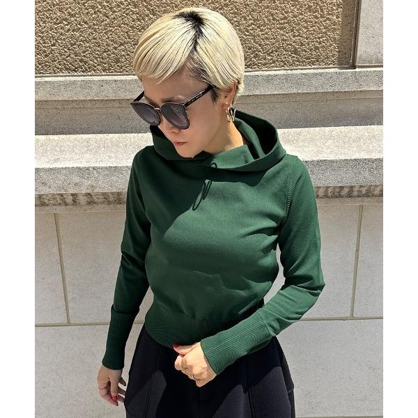 カーディガン エアリーニットフーディー「UVカット・マシンウォッシャブル」 レディース