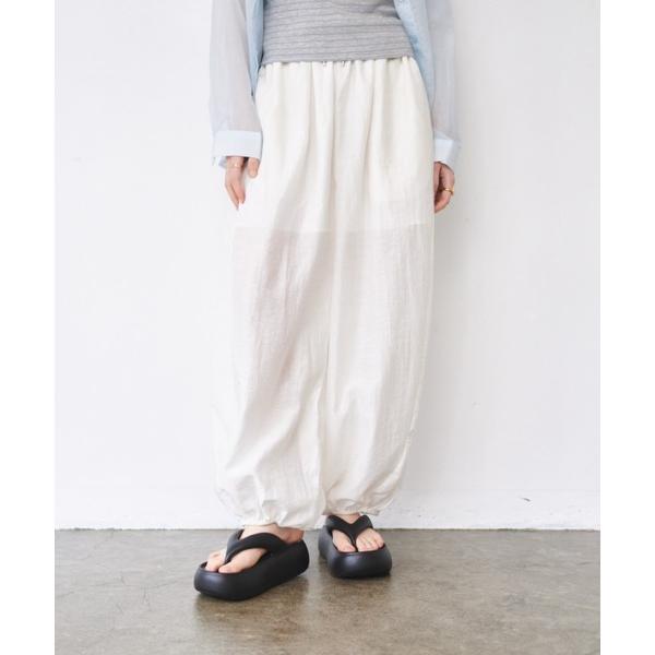 ワイドパンツ パンツ リラクシーボリュームタックパンツ レディース