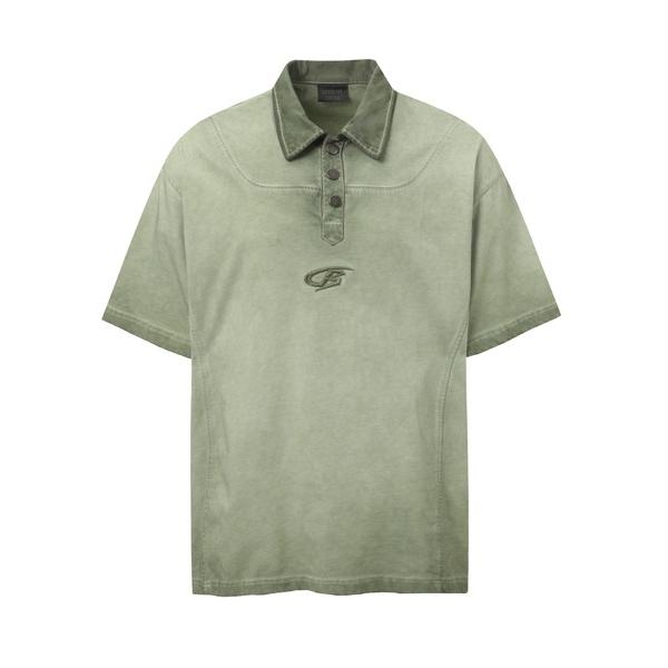 ポロシャツ Snap Button Polo T-Shirt / スナップボタンポロシャツ メンズ ...