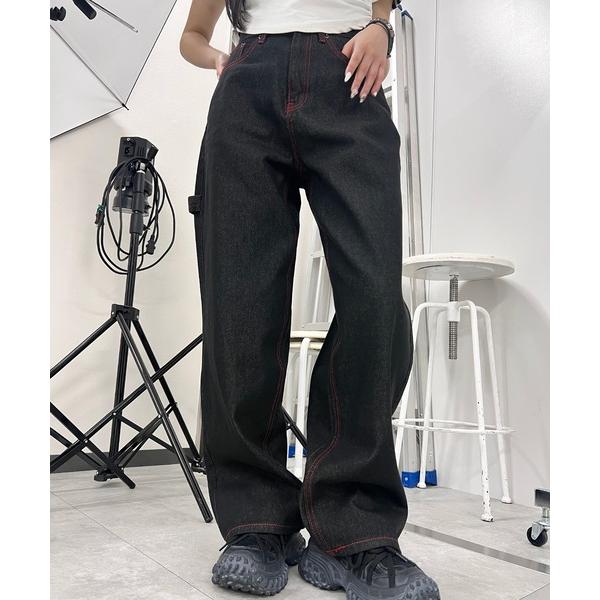 ジーンズ デニム デニムパンツ フレイムステッチポケットデニム レディース メンズ