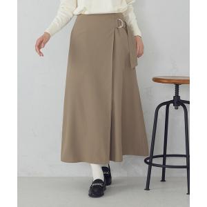 スカート ベルテッド Ａラインスカート