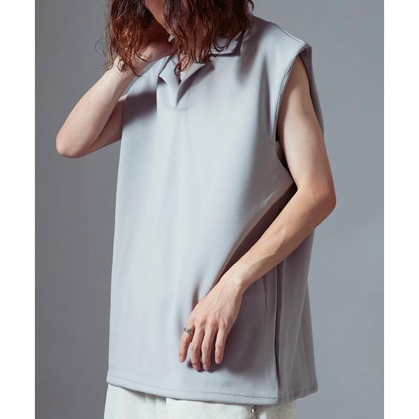ベスト ジレ Sweat Fabric Polo Vest/スウェット生地ポロベスト メンズ レディ...