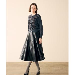 カーディガン code embroidery cardigan レディース