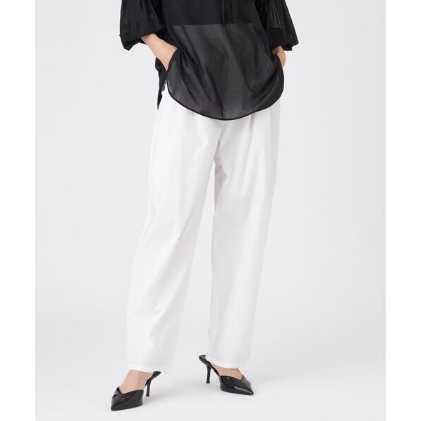 パンツ 「マシンウォッシャブル」マイクロタスランバレルパンツ レディース