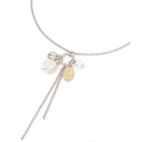 ネックレス ミックスチャームネックレス レディース