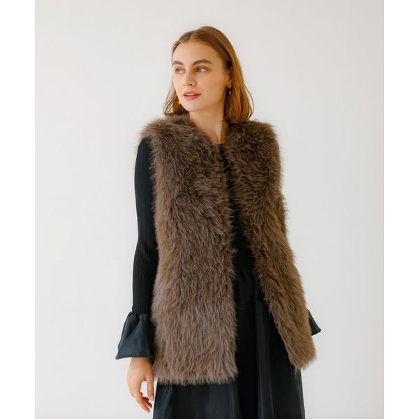 コート アウター フェイクファージレ レディース