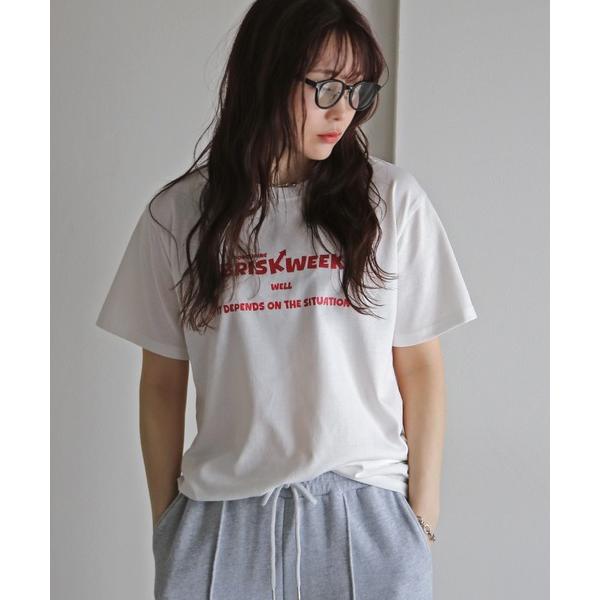 tシャツ アソートミックスロゴTシャツ レディース