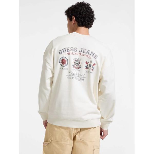 tシャツ GUESS JEANS Cn Os Varsity Logo Sweat スウェット メン...