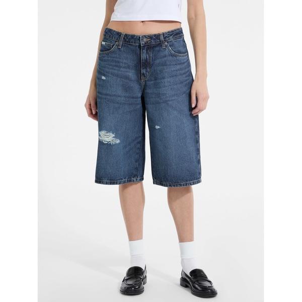 ジーンズ デニム デニムパンツ GUESS JEANS Baggy Short デニムバギーショート...