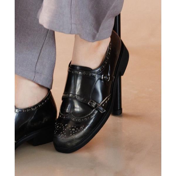 フォーマルシューズ 「HIMIKO」アドバンレザーモンクストラップシューズ/651308 レディース