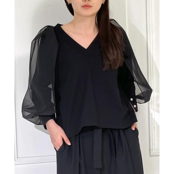 tシャツ VネックデザインTee レディース