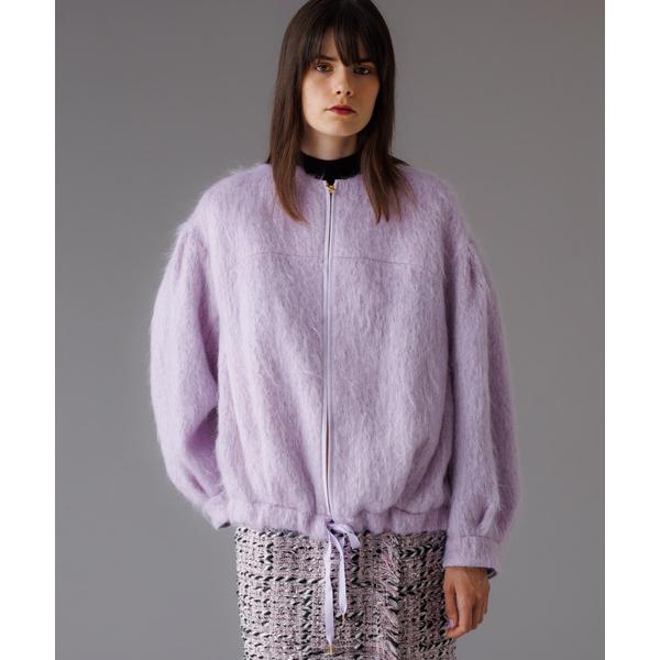 ジャケット テーラードジャケット BEAUVET モヘアシャギージャケット レディース