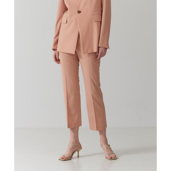 パンツ 梳毛タイトフレアパンツ レディース