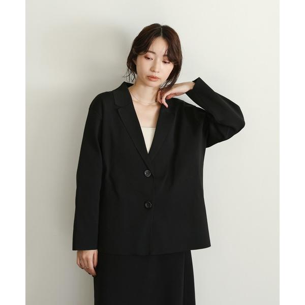 ジャケット テーラードジャケット 「Et」Spandex Knit Jacket / 軽量 レディー...