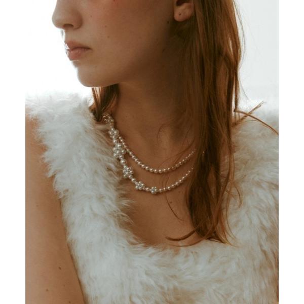 ネックレス ●2-way White Berry Pearl Necklace レディース