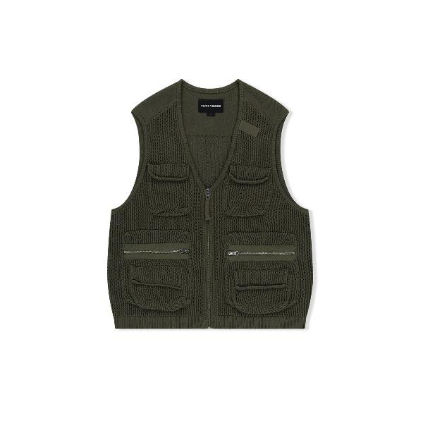 ベスト ジレ Knitted Utility Vest メンズ レディース