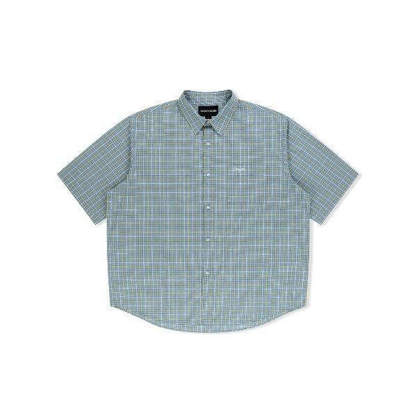 シャツ 半袖 SN-Logo Short Sleeve Check Shirt メンズ レディース
