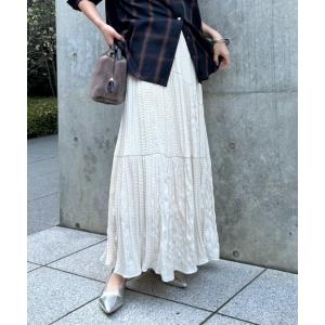 スカート 「新色登場」クリンクルアシメギャザースカート