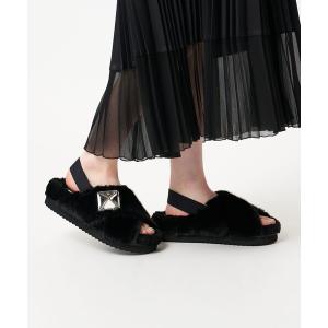 ATELIER BRUGGE ファークロスサンダル 22.5-24.5cm ATELIER BRUGGE（アトリエブルージュ） サンダル ファークロスサンダル