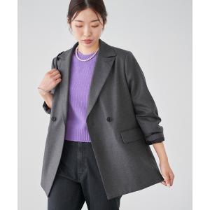 Yori 24AW スイートボアショート コート FREE ブルー レディース