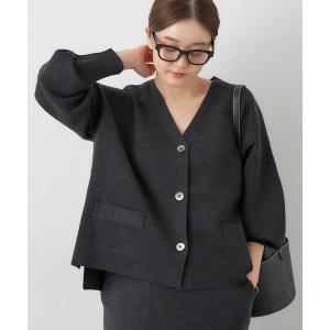 カーディガン 「追加3」スーパーファインスムース ショートカーディガン レディース