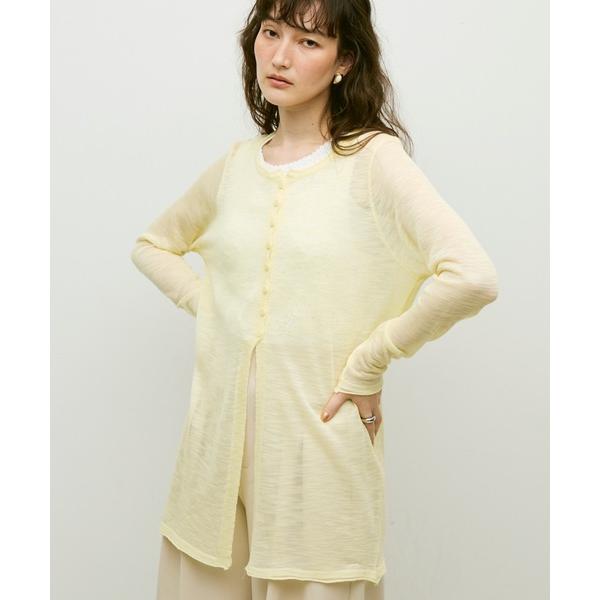 カーディガン Mist sheer cardigan / ミストシアーカーディガン レディース