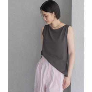 tシャツ ソフトジョーゼットノースリーブT レディース