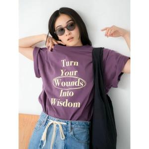 tシャツ ヴィンテージウォッシュロゴビッグTee レディース