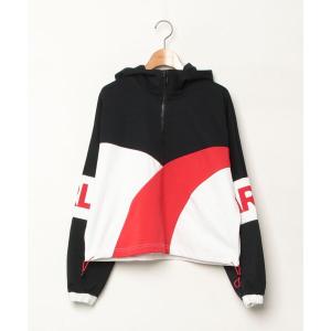 「KARL LAGERFELD」 プルオーバーパーカー「PUMAコラボ」 M ブラック レディース