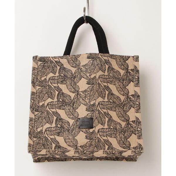 トートバッグ 「Swaraj/スワラージ」ジュートBOX型バッグ（Ｍ）ポーチ付き レディース メンズ