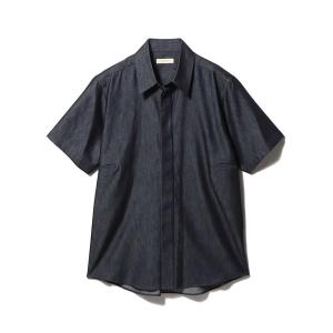 シャツ COLUMN / シルクデニム ショートスリーブシャツ「THE COLUMN」 メンズ