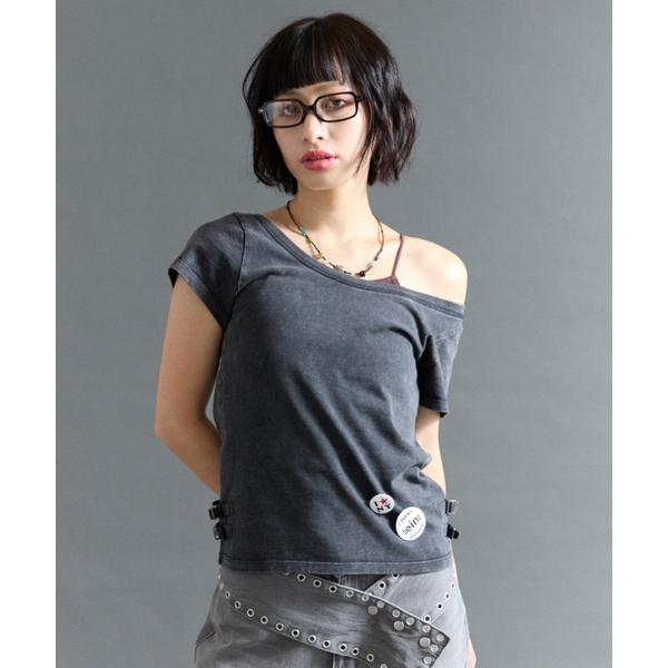 tシャツ PROCESSING WIDE NECK TOP レディース