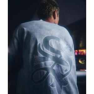 tシャツ SUPPLIER/サプライヤー/「LHP EXCLUSIVE」DAMAGE PIERCED CROSS TEE メンズ レディース