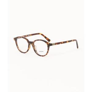 伊達メガネ メガネ 眼鏡 「miumiu/ミュウミュウ」ラウンド メガネ MU02WVF 14L1O1 レディース メンズ