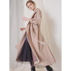 「MIELI INVARIANT」 トレンチコート FREE ベージュ レディース