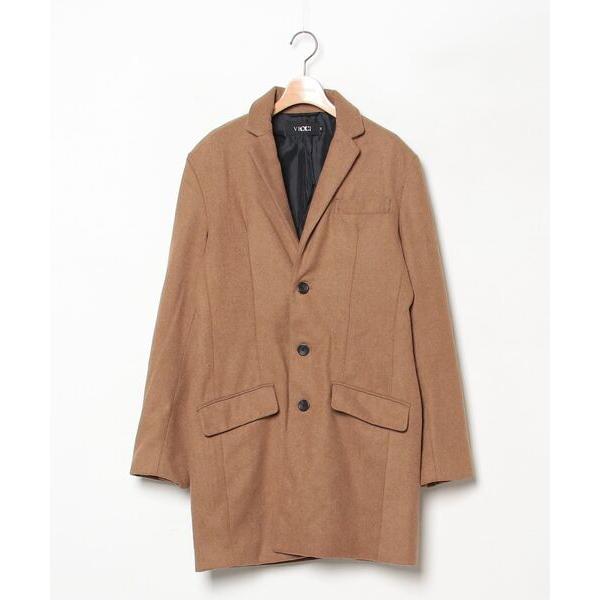 「Vicci」 チェスターコート L ベージュ系その他 メンズ