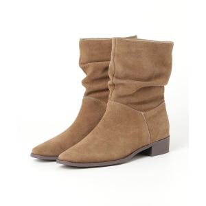 「ground green store」 ブーツ 38 ベージュ レディース