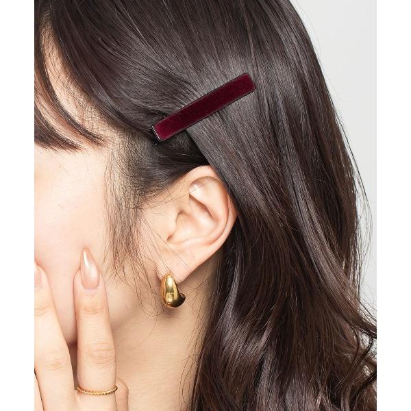 ヘアピン 3色 ベロア ヘアピン