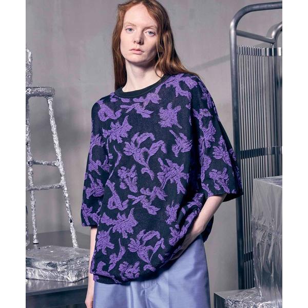 セーター ニット 「UNISEX」Prime-Over Flower blister Short S...