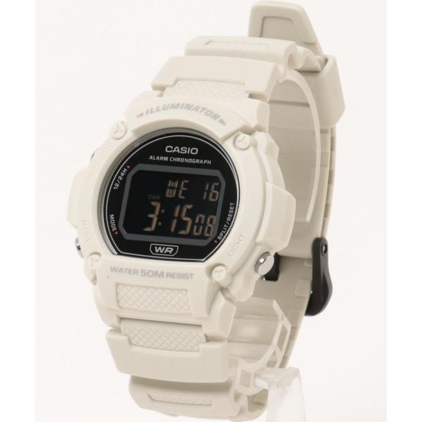 腕時計 CASIO カシオ/ デジタル 樹脂ベルト 5気圧防水 ラウンドフェイス腕時計 //// W...
