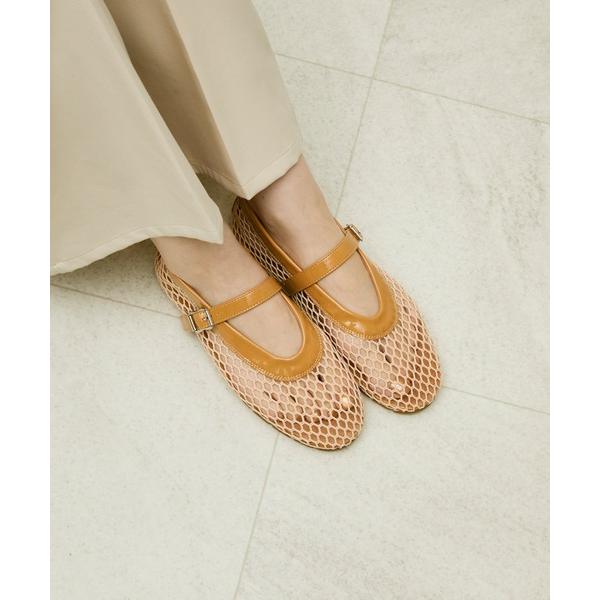 バレエシューズ パンプス Mesh flat ballet shoes / メッシュフラットバレエシ...