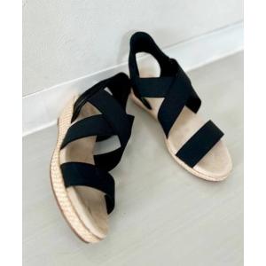 サンダル 「楽すぽっ!」ハンズフリーウェッジサン...の商品画像