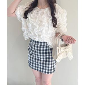 ブラウス シャツ フラッフィーブラウス レディース