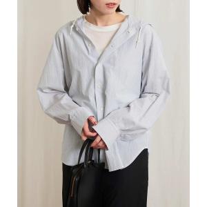 ブラウス シャツ ●hoodie shirt レディース