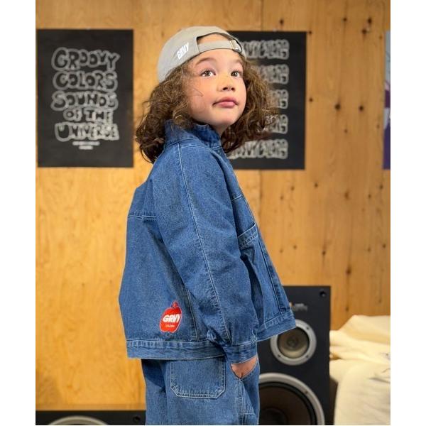 デニムジャケット アウター 8oz Denim APPLE GRVY Jacket キッズ 子供服 ...