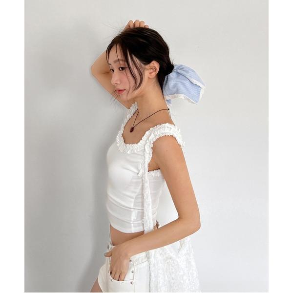 シュシュ コットンレースシュシュ