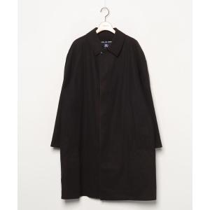 「BURBERRY」 ステンカラーコート - ブラック メンズ
