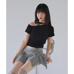 SLY（スライ） ブラウス シャツ 「2026SS新作」TINY DOTS FRILL BL