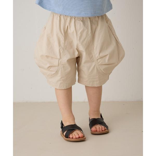 パンツ バルーン切り替えハーフパンツ キッズ 子供服 男の子 女の子